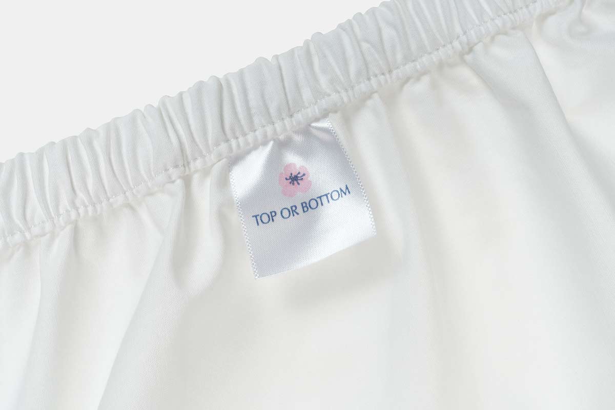 percale cotton fitted white sheet