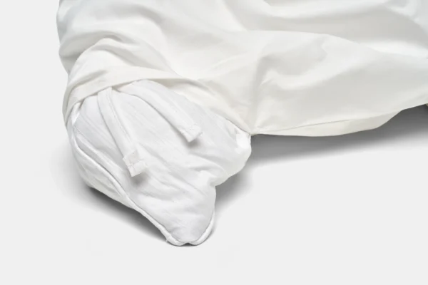 white duvet cover comforter strings