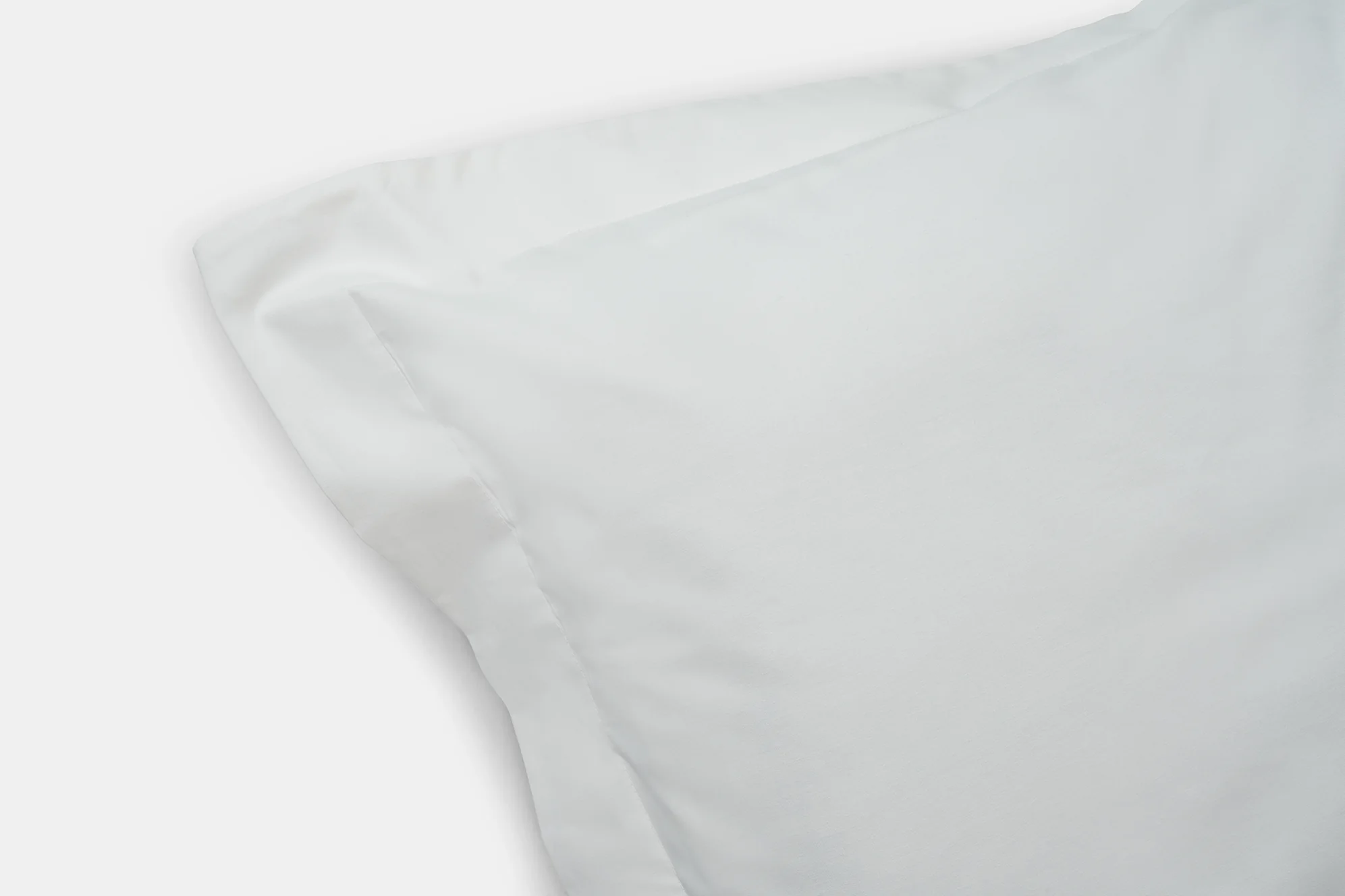 white sham from duvet cover set