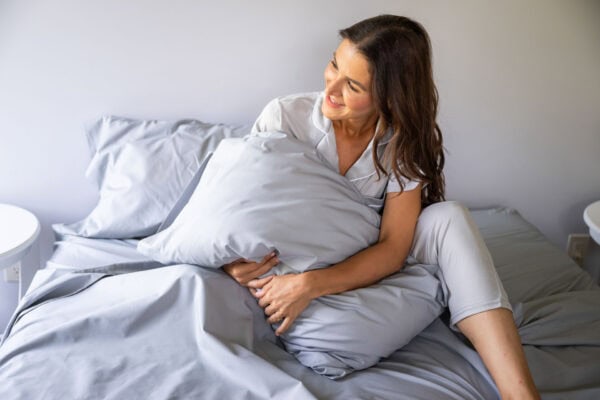 Person holding Natural Cotton pillowcases